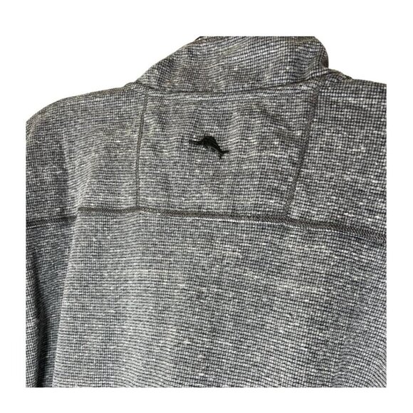 Tommy Bahama Mens Grey Big Tall Half Snap Mock Neck Sweatshirt Sz 2XL New - Picture 5 of 12